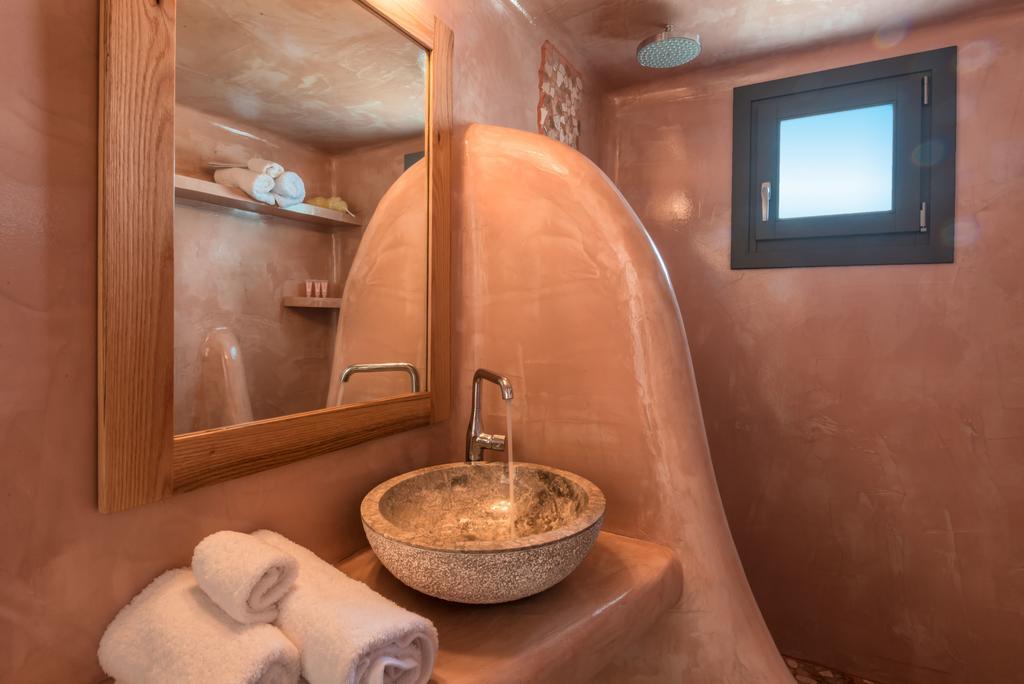 Aspronisi Luxury Villa With Caldera View Мегалохори Стая снимка